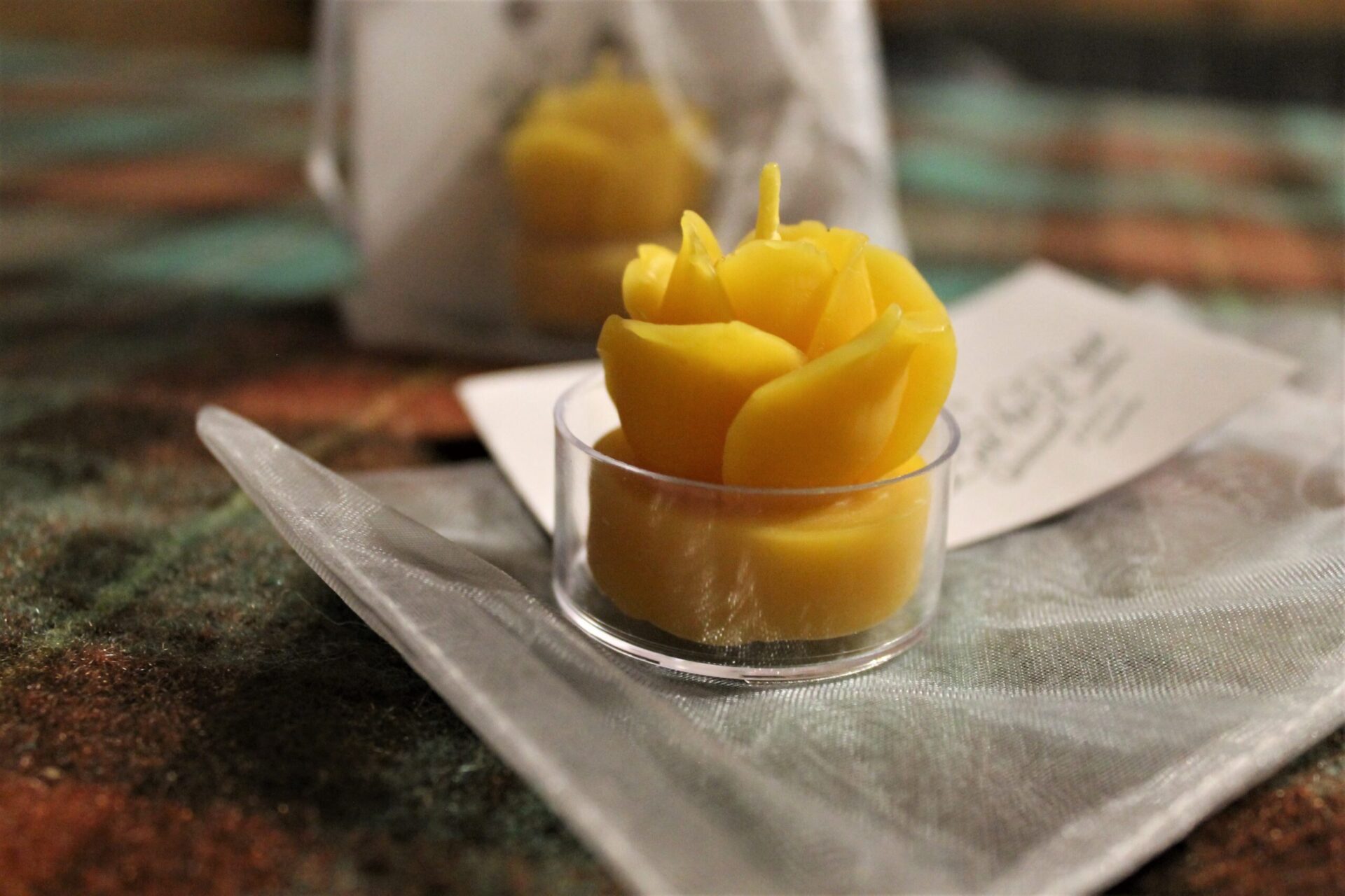 Rose Beeswax Tealight Candle