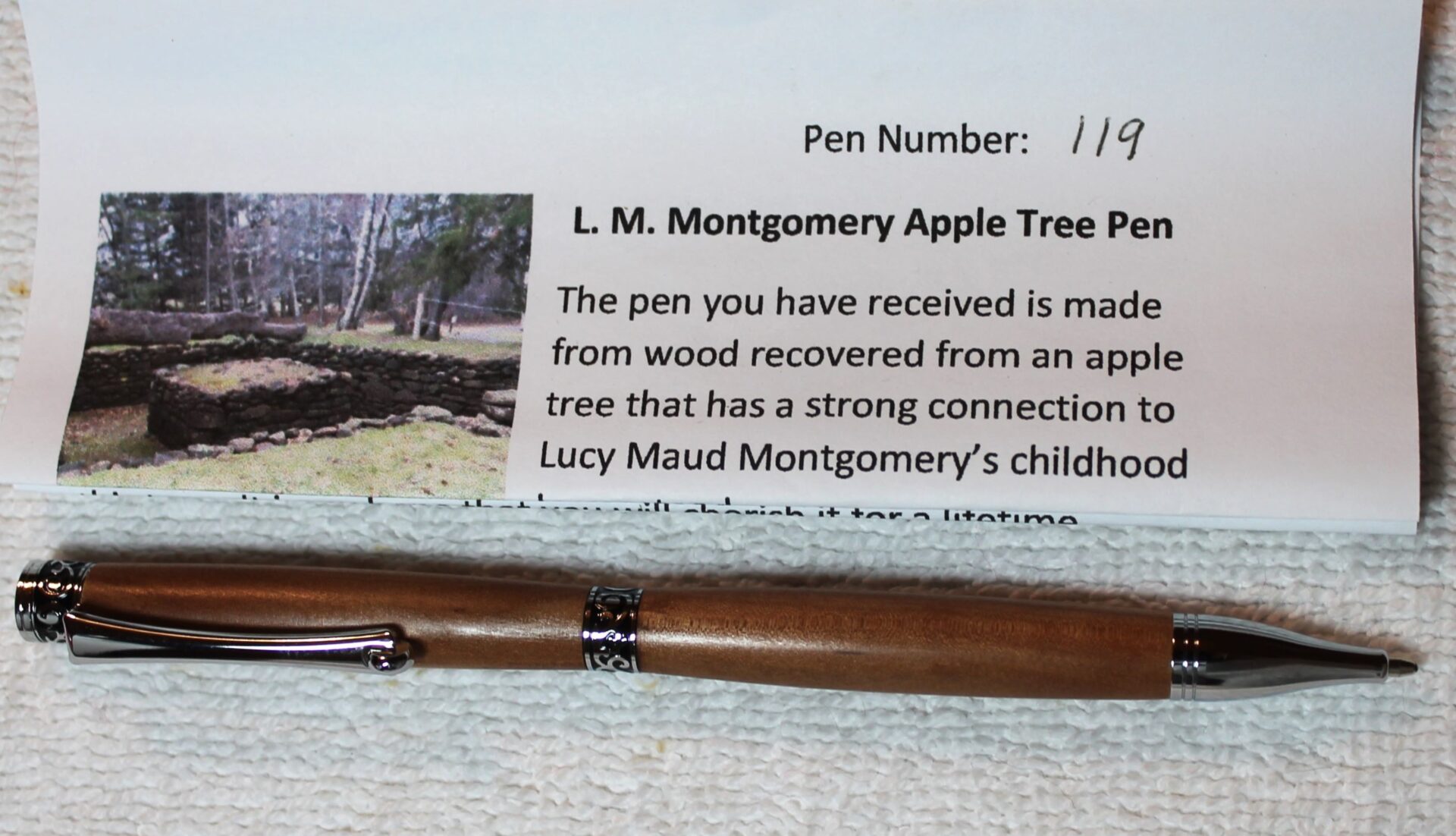 Pen – LM Montgomery Apple Tree Pen Pen – LM Montgomery Apple Tree Pen