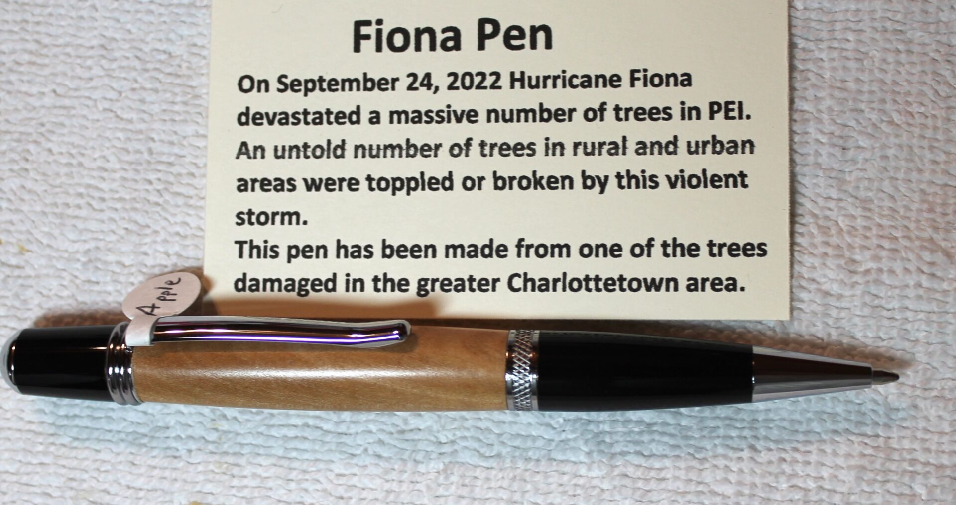 Pen - Fiona wood pens from PEI - Image 4