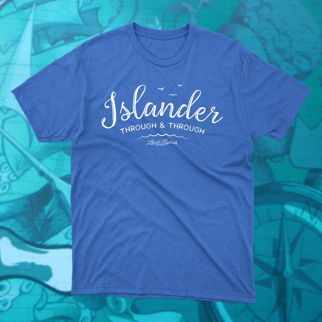Islander through and through T-Shirt Blue