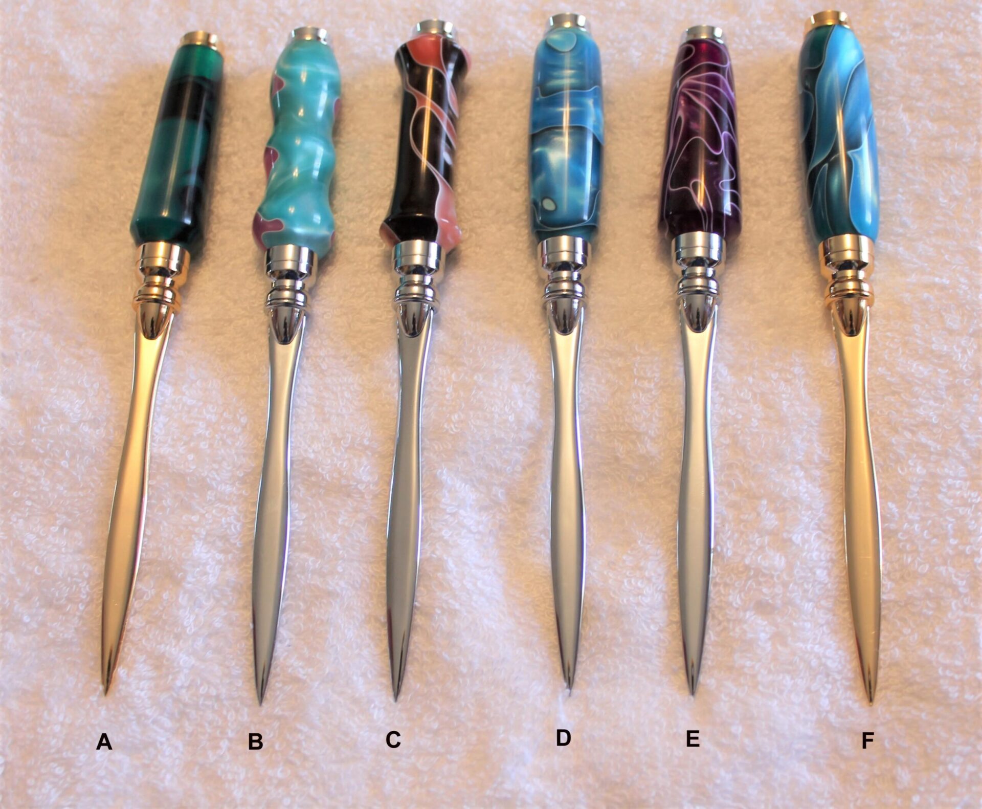 Hand Turned Letter Openers