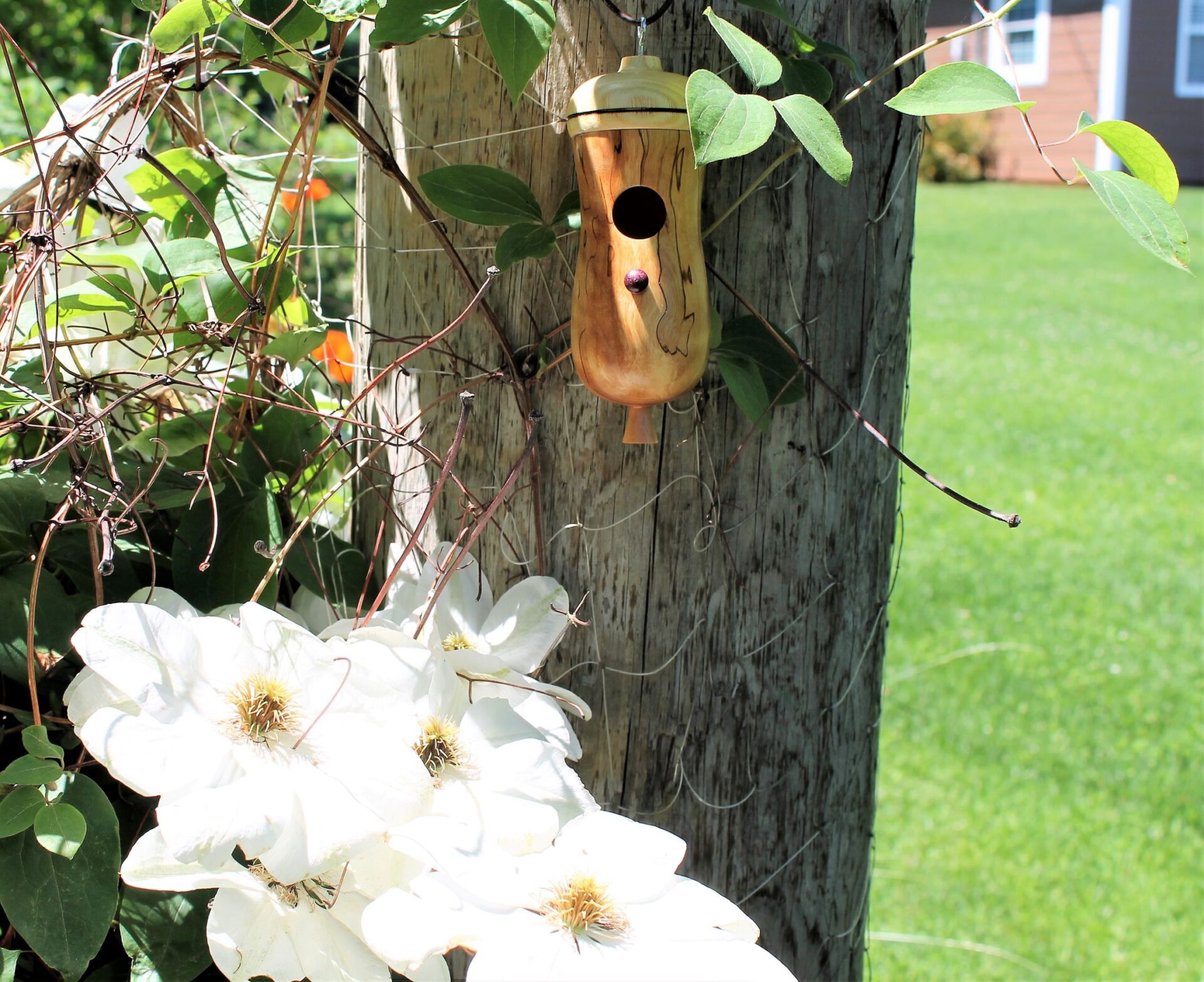 Handmade Hummingbird House