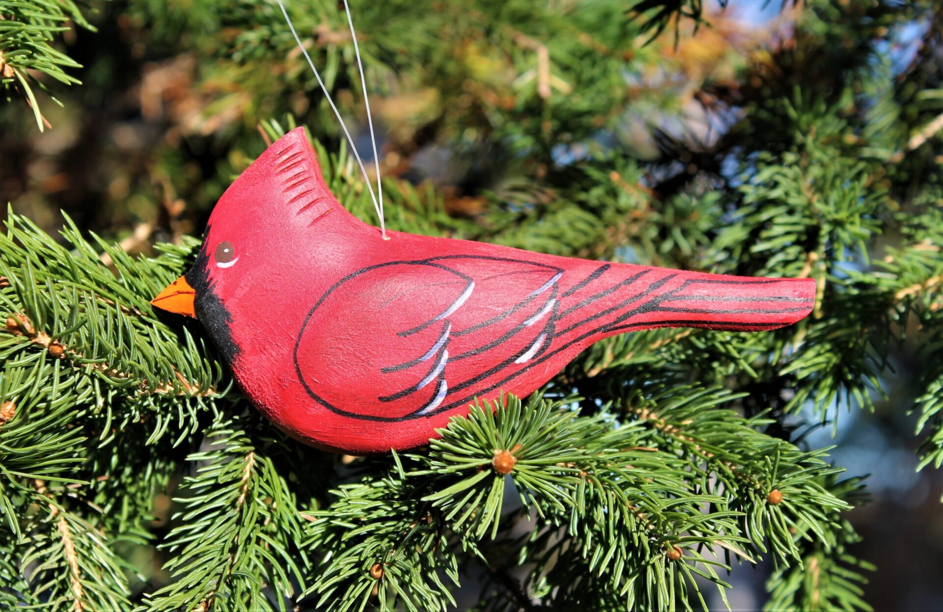 2022 Bird of the Year - Cardinal Hand Carved Wooden Bird