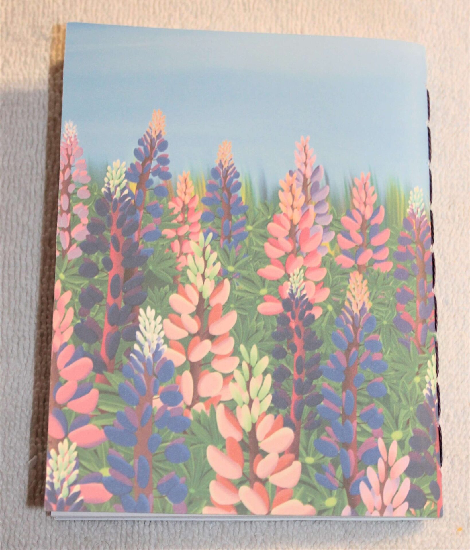 Journal – PEI Beach with Lupins, softcover