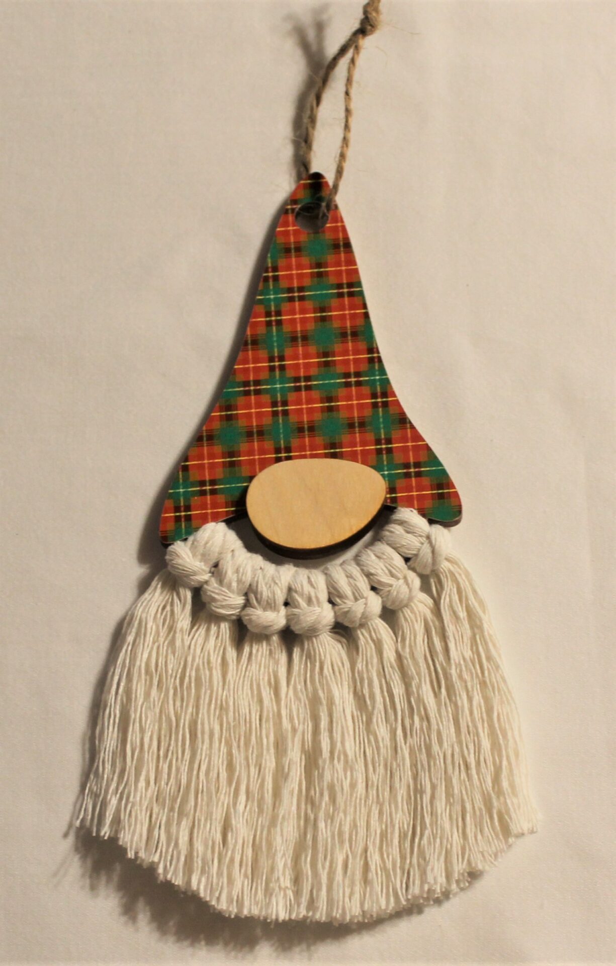 Gnome Ornament with PEI Tartan